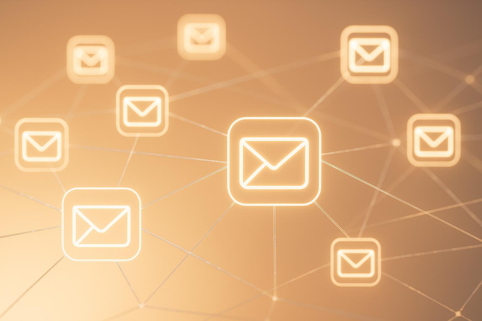 AI-powered email outreach dashboard showing automated campaign metrics and personalization tools for sales teams