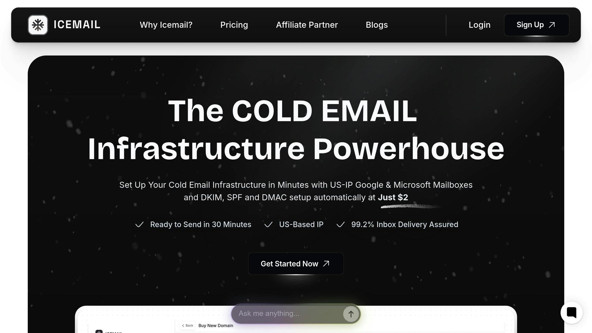 Icemail.ai: Premium Cold Email Infrastructure