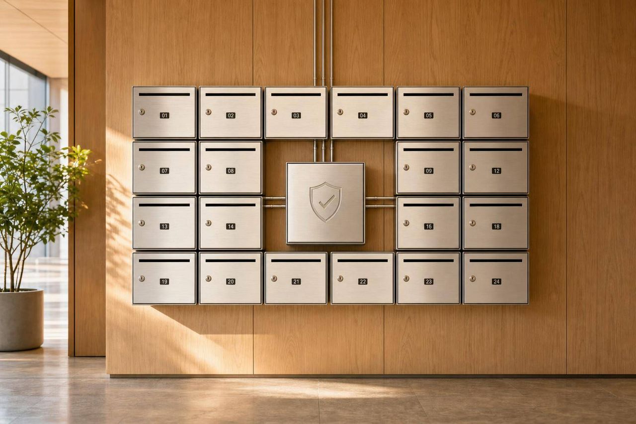 Multiple email inboxes connected across domains for scalable cold outreach infrastructure